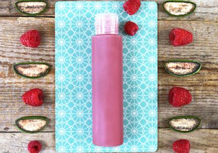 Recette maison Gel douche pulpe d'Aloe et Framboise pétillante