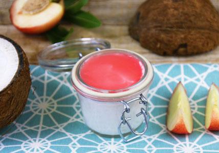 Recette Panna Cotta Coco Pêche