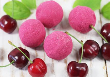 Recette Bombes de bain Cerise exquise