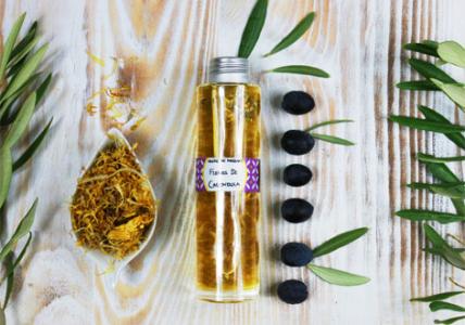 Recette Huile de massage réconfort Fleurs de Calendula BIO