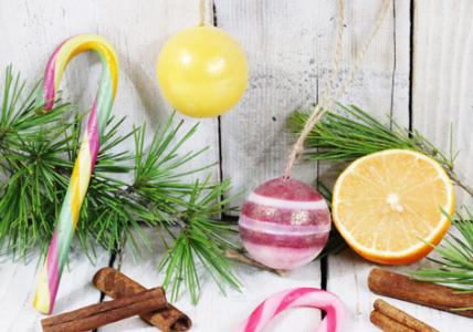 Recette Boules de Noël : Orange Cannelle et Sucre d'orge