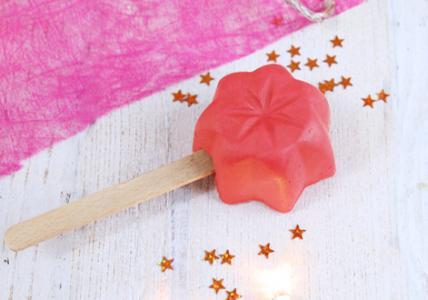 Recette Sucette moussante "Pomme d'amour"