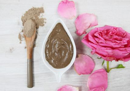 Recette Masque à la Rose et au Rhassoul purifiant