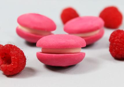 Recette Macarons Framboise gourmande pour le bain
