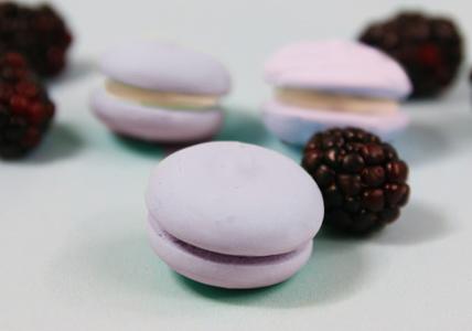 Recette Macarons Mûre sauvage pour le bain