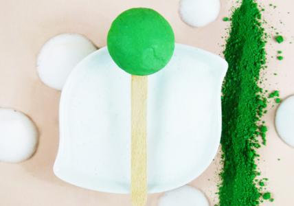 Recette Sucette moussante "Pomme verte"