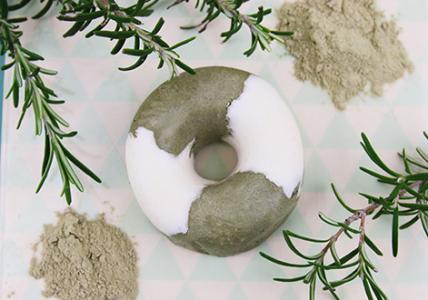 Shampooing solide purifiant cheveux gras à l'Argile verte