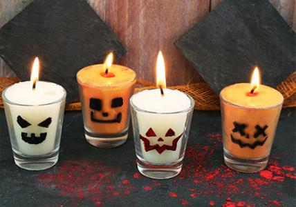 Recette Bougies "Halloween"