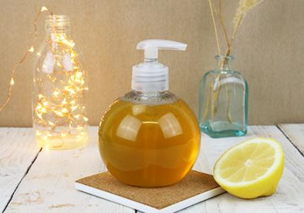 Recette Savon d'Alep liquide au zeste de Citron