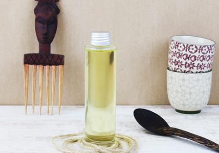 Recette Bain d'huile pour cheveux crépus