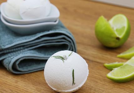 Recette Boules de bain effervescentes "Énergie"