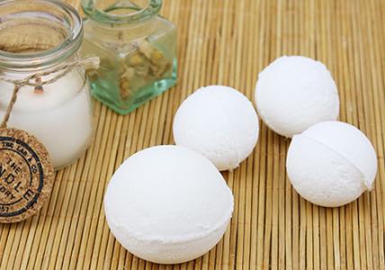 Recette Boules de bain effervescentes "Harmonie"