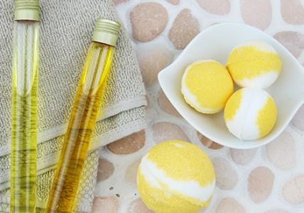 Recette Bombes de bain "Fleur d'oranger"