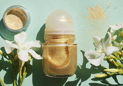 Recette Roll-on paillettes d'or