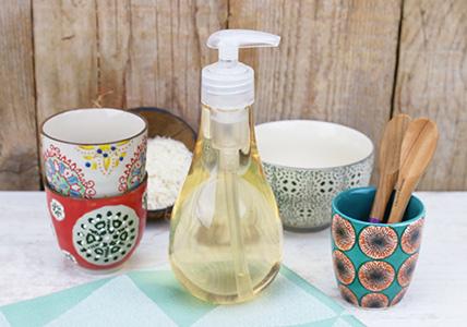 Liquide vaisselle écologique dégraissant Fraise-Basilic