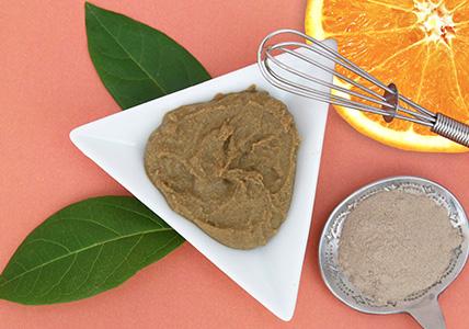 Recette Cataplasme points noirs Orange & Rhassoul