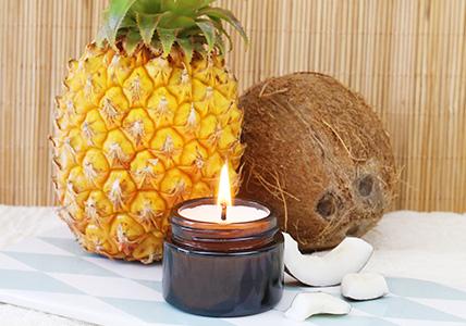 Recette Bougie de massage Piña Colada