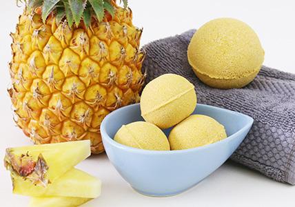 Recette Bombes pour le bain Ananas