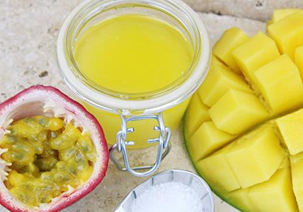Recette Sel exfoliant Mangue Passion