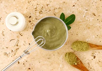 Masque détox avant coloration végétale Argile & Lait de coco