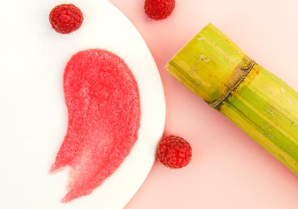Recette Gelée exfoliante Framboise gourmande
