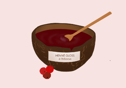 Henné gloss à l'hibiscus