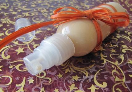 Recette Lait visage et corps « Soleil doré »