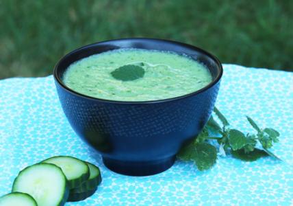 Recette Crème de Concombre aux hydrolats de Menthe & Bay st. Thomas