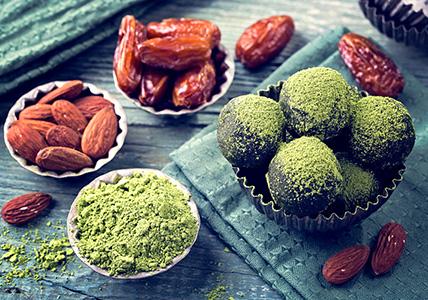 Recette Energy balls au thé Matcha 