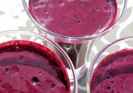 Recette Milk-shake Myrtille & Lavande