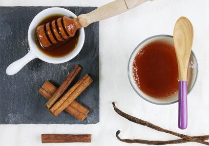 Recette Infusion cocooning au Miel - mal de gorge 