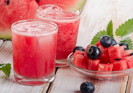 Recette Smoothie au Guarana - pastèque - fruits rouges