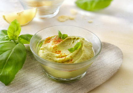 Guacamole au basilic