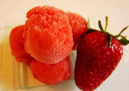 Recette Sorbet Fraise-Cassis