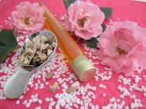 Huile de bain pour peaux délicates Bois de Rose & Géranium Rosat