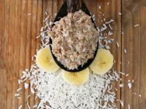 Purée exfoliante de Banane aux éclats de Coco