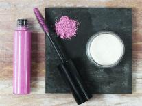 Mascara gel rose pailleté pour cheveux de fée