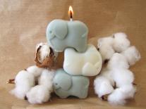 Bougie Eléphants acrobates