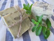 Pain de savon marbré 