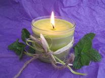 Bougie à la citronnelle
