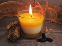 Bougie parfumée sensuelle Ambre & Tonka