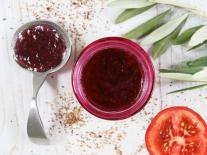 Mon gommage à la Tomate et aux pépins de Fraise