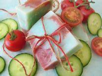 Savon du potager Tomate & Concombre
