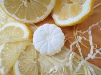 Galets de bain «Arc en ciel» Citron