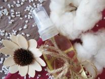 Huile sèche sublimante pour les cheveux