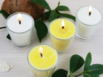 Bougies décoratives Fleur d'Oranger & Coco