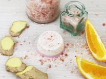 Savon exfoliant au sel rose de l'Himalaya