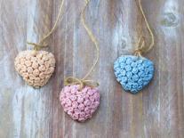 Savons trio de roses &agrave; suspendre