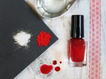 Vernis à ongles Red Glitter