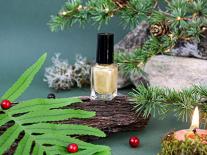 Vernis naturel pailleté Or